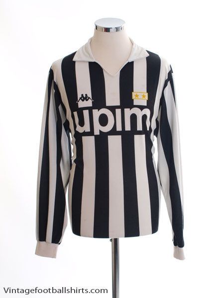 1989-90 Juventus Home Shirt L/S #11 XL Football Shirt