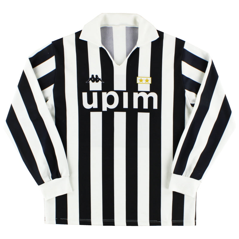 1989-90 Juventus Kappa Home Shirt L/S L | Vintage Football Shirts