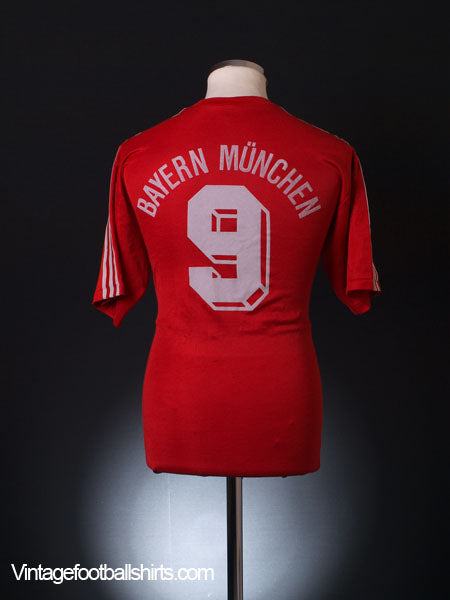 1989-91 Bayern Munich Home Shirt #9 L Football Shirt