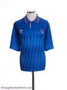 1989-91 Chelsea Home Shirt S Football Shirt