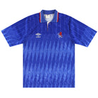 1989-91 Chelsea Umbro Home Shirt L Football Shirt