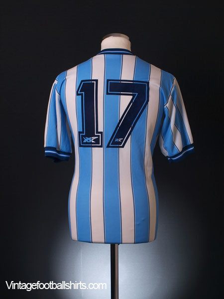 1989-91 Coventry Match Issue Home Shirt #17 L Football Shirt