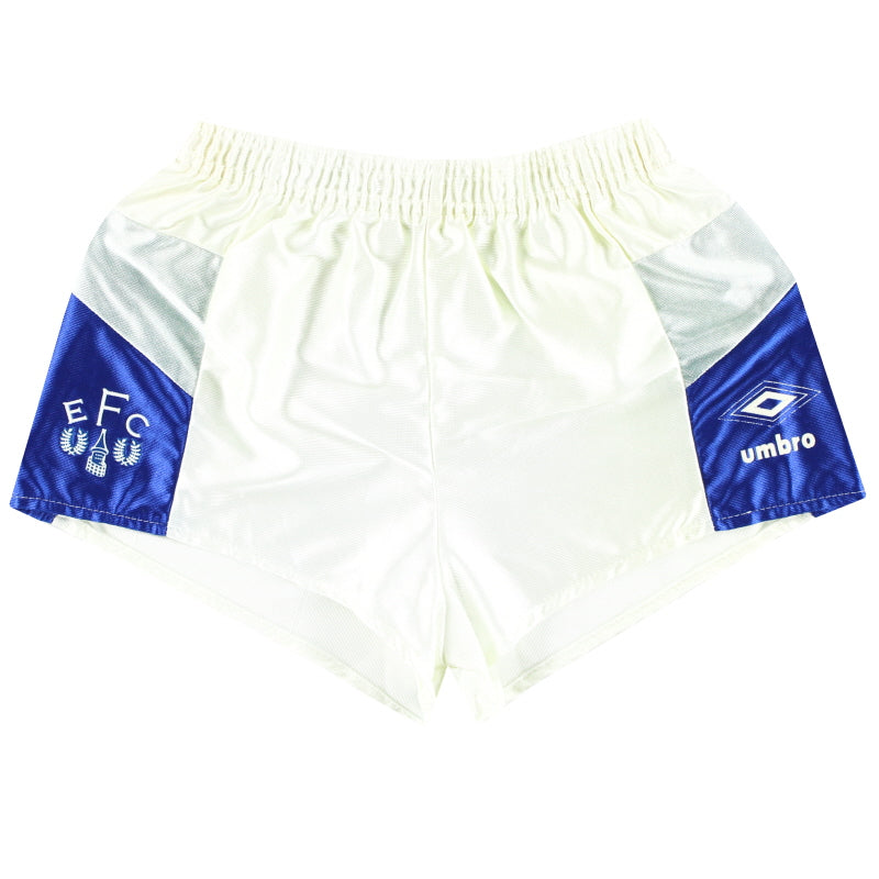 1989-91 Everton Umbro Home Shorts L.Boys Football Shorts