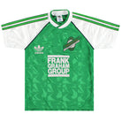 1989-91 Hibernian adidas Home Shirt L.Boys Football Shirt