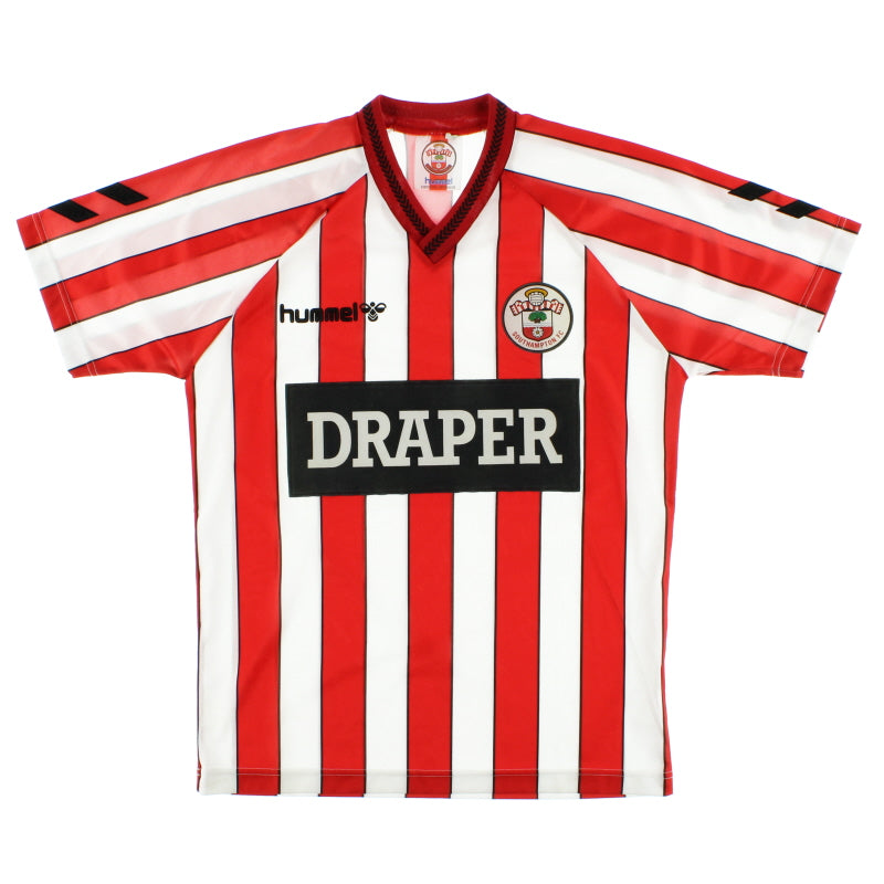 1989-91 Southampton Home Shirt M Football Shirt