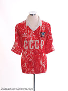 1989-91 Soviet Union Home Shirt L Football Shirt