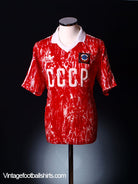 1989-91 Soviet Union Home Shirt S Football Shirt