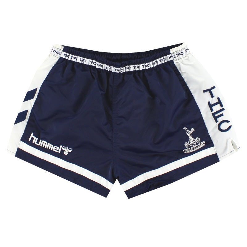 1989-91 Tottenham Hummel Home Shorts M Football Shorts