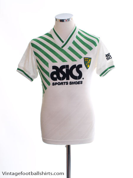 1989-92 Norwich City Away Shirt *Mint* S Football Shirt