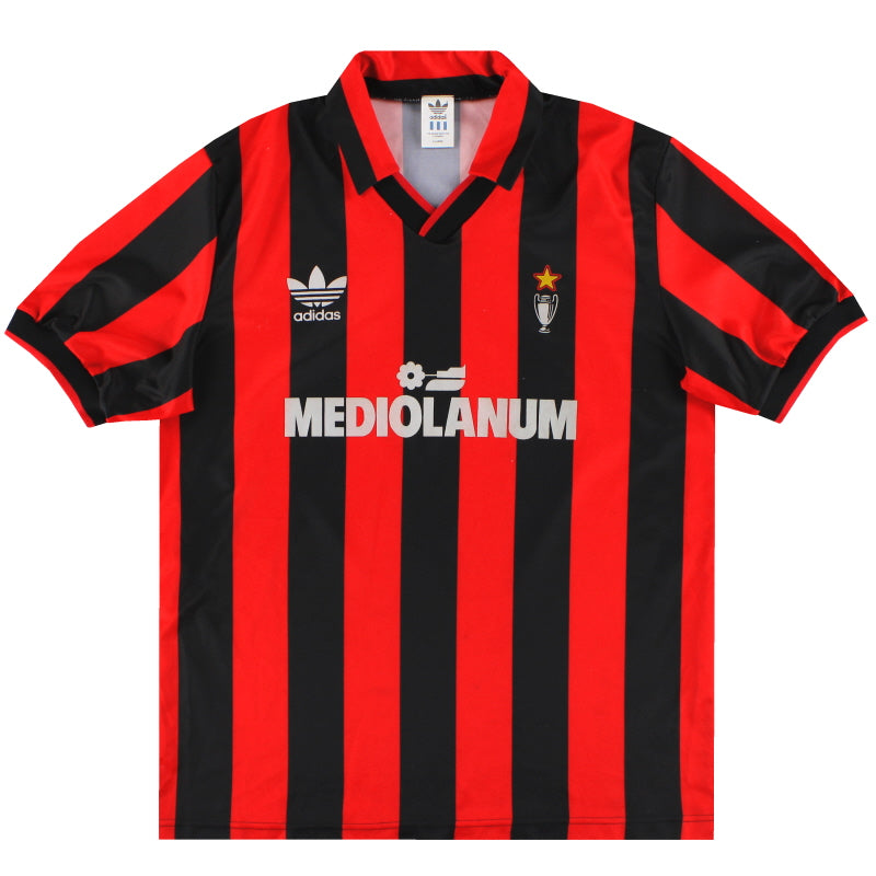 1990-91 AC Milan adidas Home Shirt XL Football Shirt