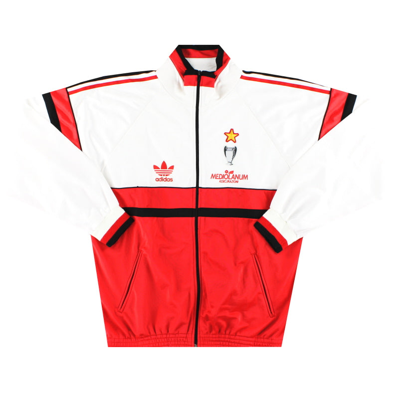 1990-91 AC Milan adidas Track Jacket *Mint* XL Jacket