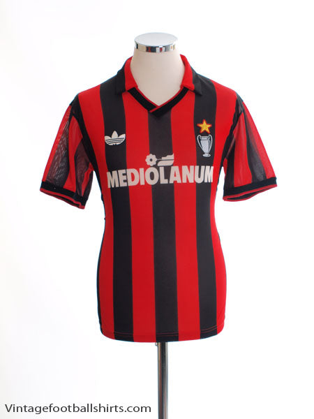 1990-91 AC Milan Home Shirt *Mint* S Football Shirt