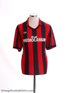 1990-91 AC Milan Home Shirt XL Football Shirt
