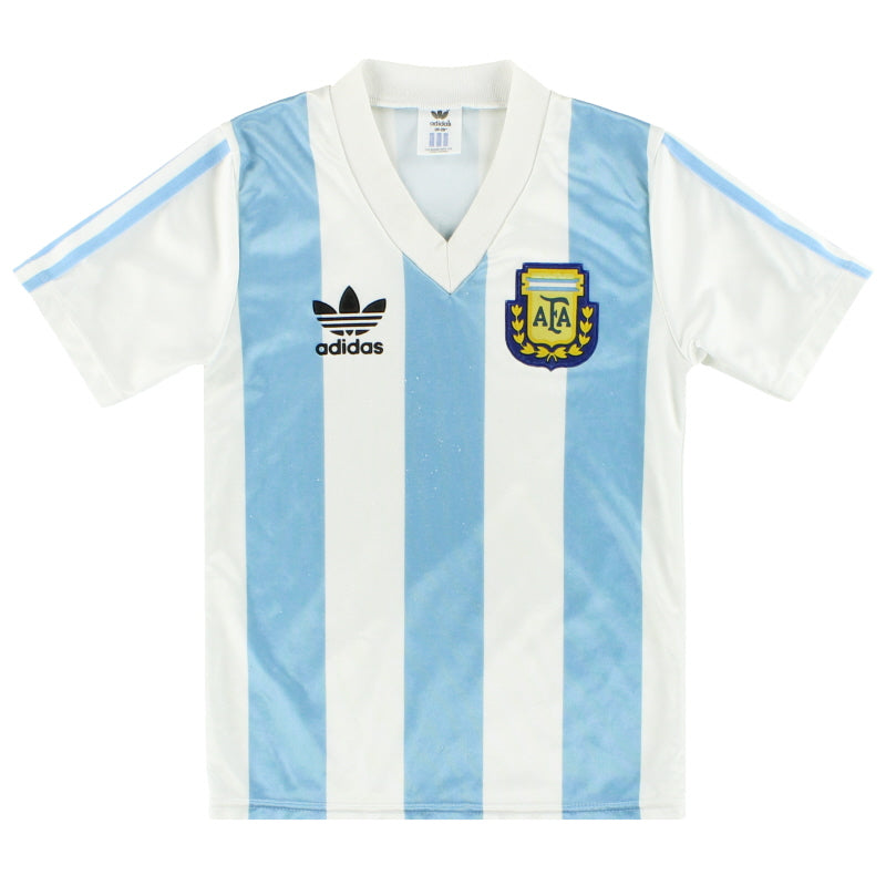 1990-91 Argentina adidas Home Shirt Y Football Shirt