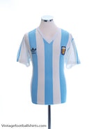 1992 Argentina Match Issue Home Shirt #14 (Cagna) v Wales M Football Shirt