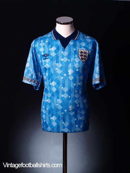 1990-91 England Third Shirt XL Football Shirt
