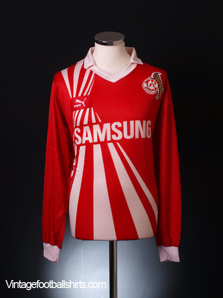 1990-91 FC Koln Match Issue UEFA Cup Away Shirt #3 XL Football Shirt