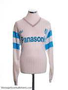 1990-91 Olympique Marseille Home Shirt L/S XL Football Shirt
