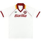 1990-91 Roma Away Shirt L Football Shirt