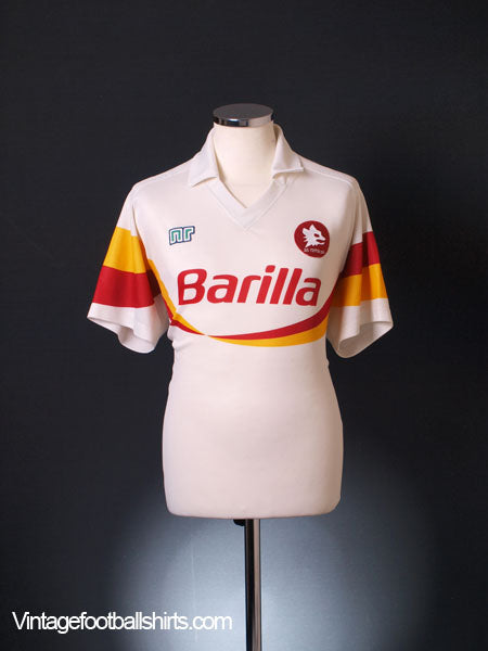 1990-91 Roma Away Shirt XL Football Shirt
