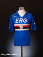 1990-91 Sampdoria Home Shirt L Football Shirt