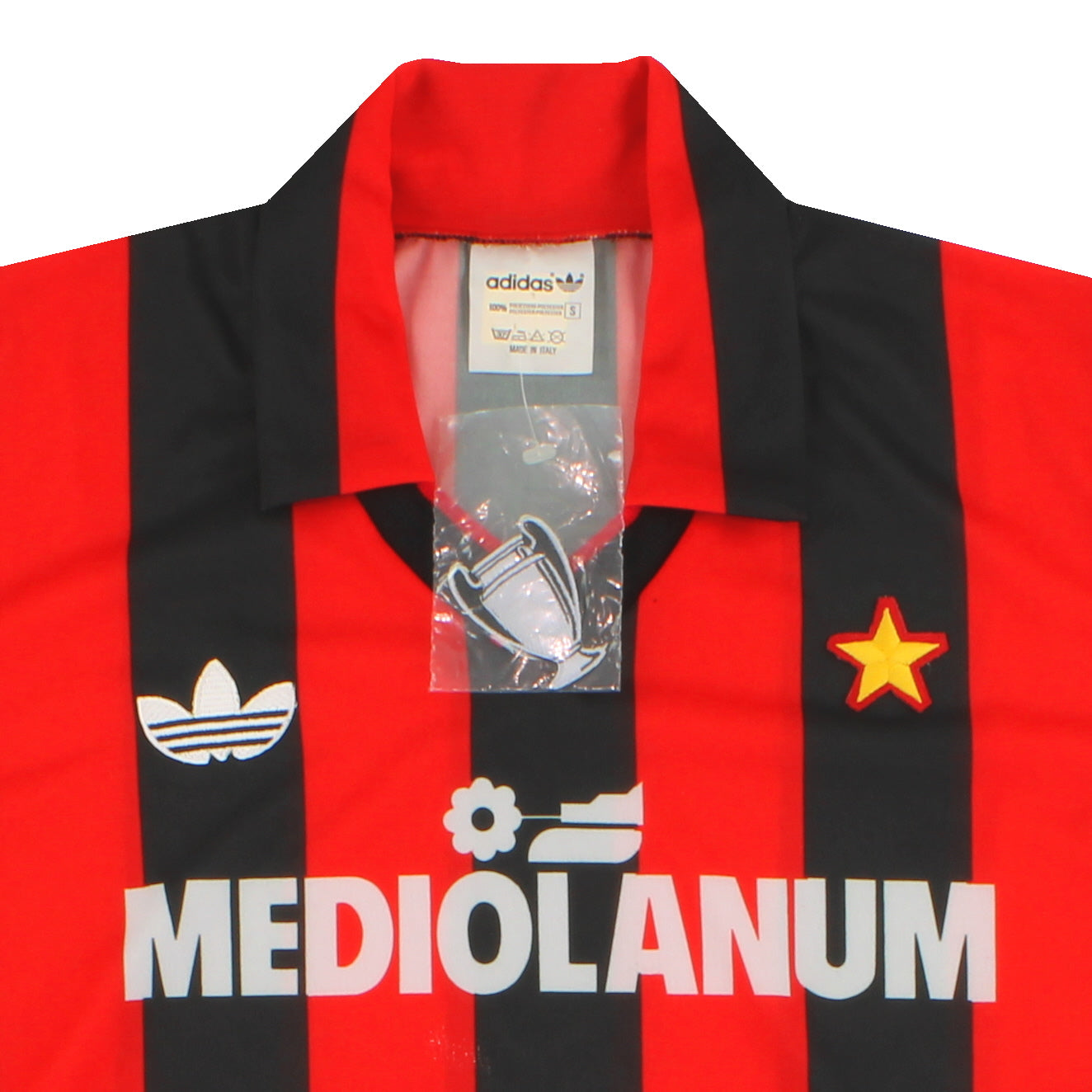 1990-91 AC Milan adidas Home Shirt *As New* M | Vintage Football