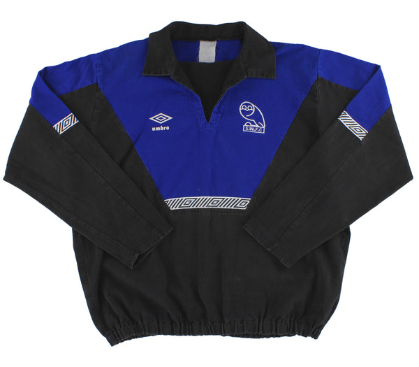 1990-91 Sheffield Wednesday Umbro Drill Top L | Vintage Football