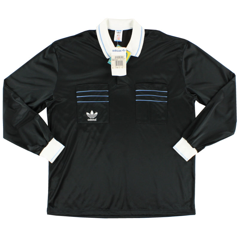1990-92 adidas Referee Shirt *w/tags* L Football Shirt