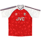 1990-92 Arsenal adidas Home Shirt L Football Shirt