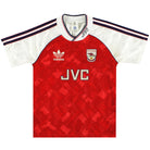 1990-92 Arsenal adidas Home Shirt L.Boys Football Shirt