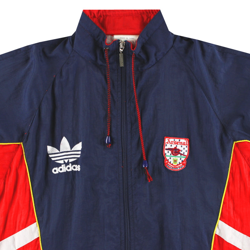 Arsenal Retro ナイロンジャケット Arsenal Retro 90s Windbreaker (Navy & Gold Edition) – Chief Kits