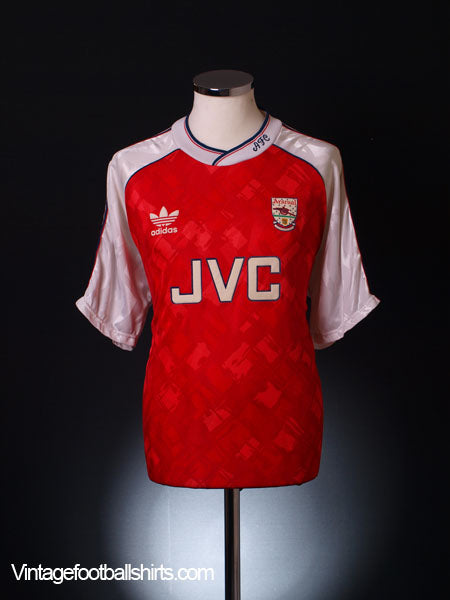 1990-92 Arsenal Home Shirt L Football Shirt