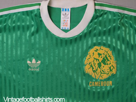 1990-92 Cameroon Home Shirt XL | Vintage Football Shirts