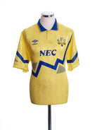 1990-92 Everton Away Shirt XL Football Shirt