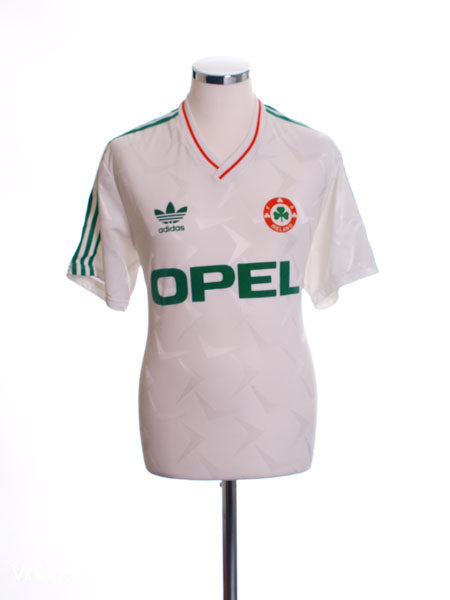 1990-92 Ireland Away Shirt L.Boys Football Shirt
