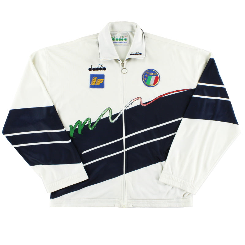 1990-92 Italy Player Issue Diadora Track Jacket L Jacket
