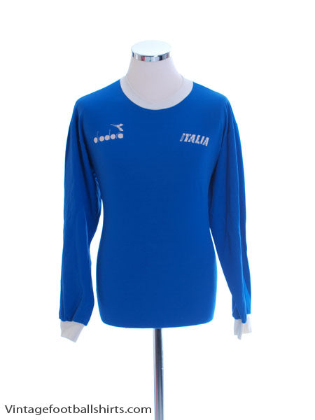 1990-92 Italy Diadora Training Top L Football Shirt