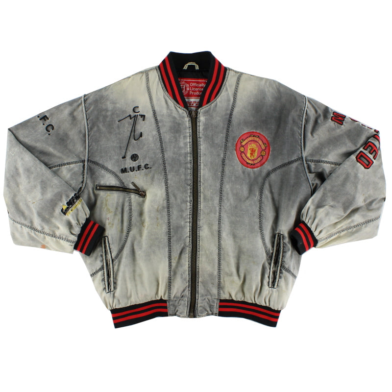1990-92 Manchester United Bomber Jacket L Jacket