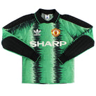 1990-92 Manchester United Goalkeeper Shirt L.Boys Football Shirt