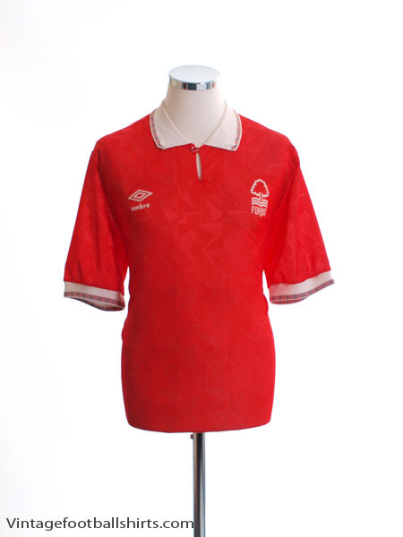 1990-92 Nottingham Forest Home Shirt XL Football Shirt