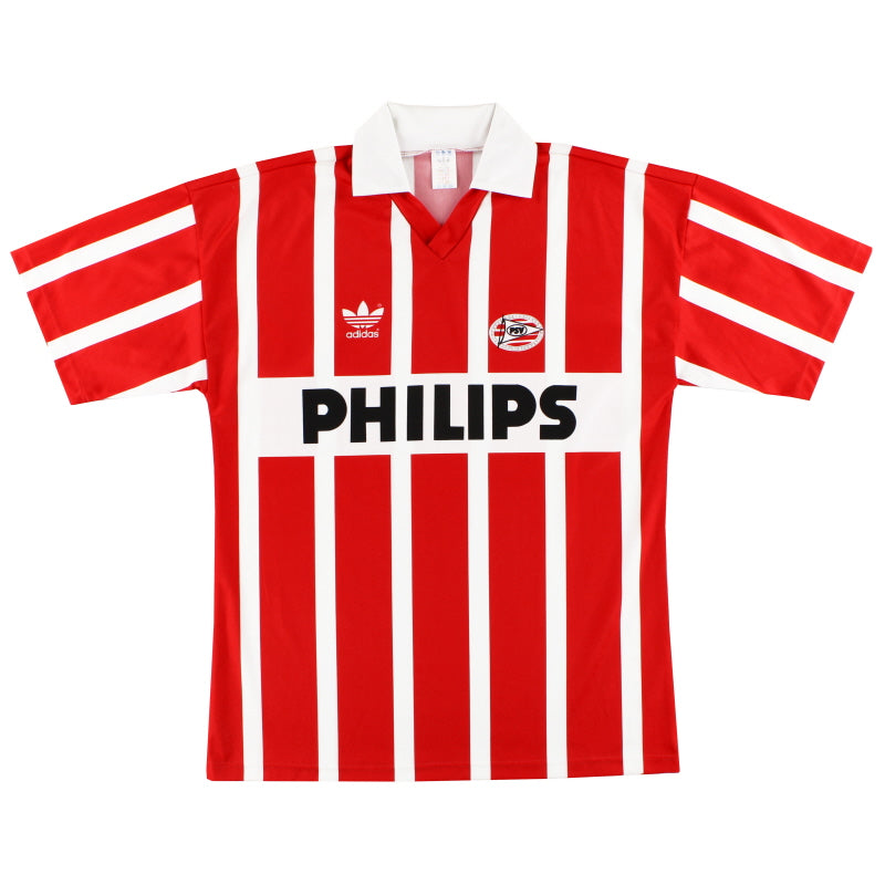 1990-92 PSV Eindhoven adidas Home Shirt #9 (Romario) L | Vintage