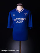 1990-92 Rangers Home Shirt L Football Shirt