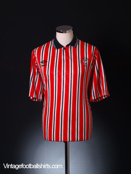 1990-92 Sheffield United Home Shirt M Football Shirt