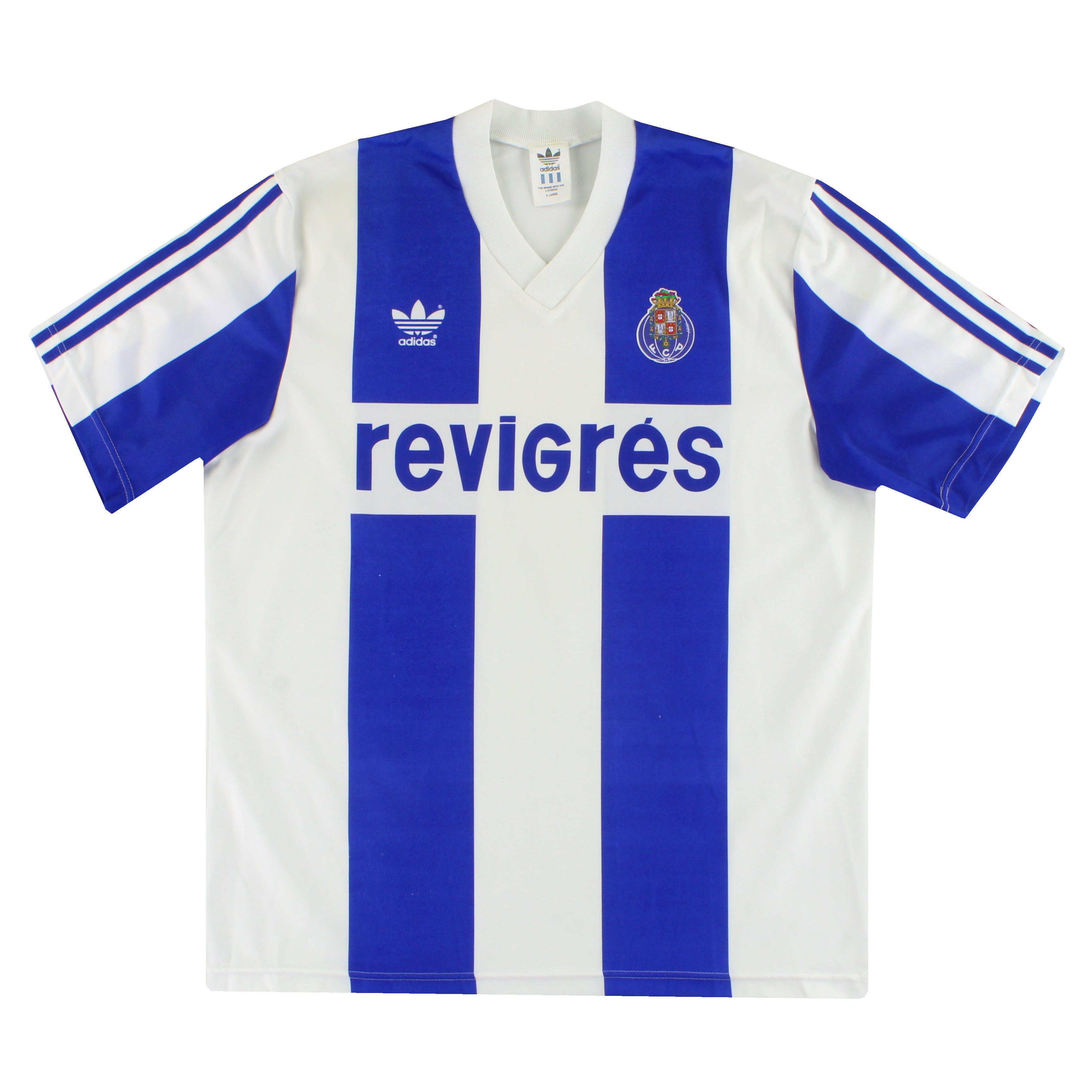 1990-92 Porto adidas Home Shirt XL | Vintage Football Shirts