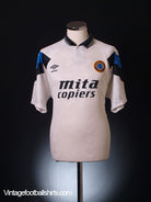 1990-93 Aston Villa Away Shirt XL Football Shirt