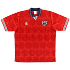 1990-93 England Away Shirt XL Football Shirt