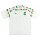 1990-93 Wales Umbro Away Shirt M Football Shirt