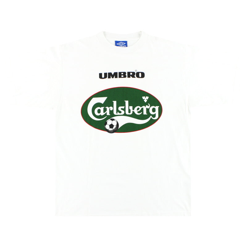 1990s Umbro 'Carlsberg' Graphic Tee *As New* XL | Vintage Football