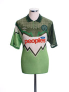 1991-92 Celtic Away Shirt M Football Shirt