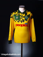 1991-92 Celtic Goalkeeper Shirt L Football Shirt